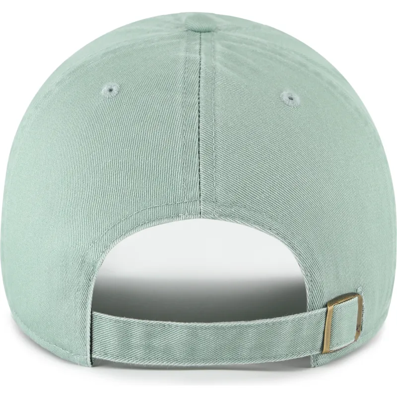 casquette-courbee-verte-ajustable-avec-logo-vert-clean-up-no-loop-label-new-york-yankees-mlb-47-brand