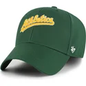 petten-gebogen-groen-verstelbare-band-mvp-ballpark-script-shot-van-oakland-athletics-mlb-van-47-brand