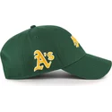 petten-gebogen-groen-verstelbare-band-mvp-ballpark-script-shot-van-oakland-athletics-mlb-van-47-brand