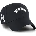 petten-gebogen-marineblauw-verstelbare-band-mvp-ballpark-script-shot-van-new-york-yankees-mlb-van-47-brand