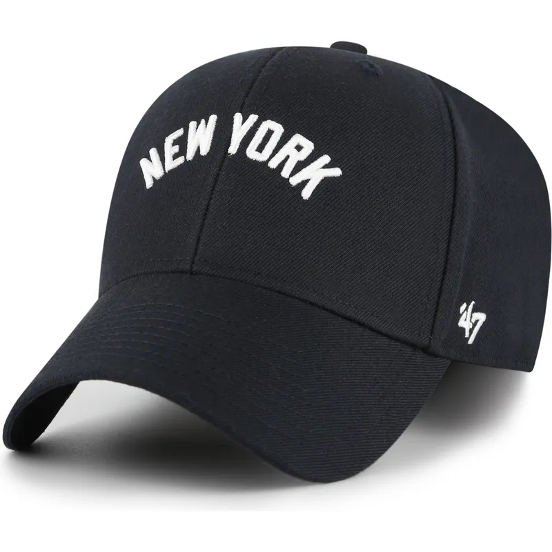 petten-gebogen-marineblauw-verstelbare-band-mvp-ballpark-script-shot-van-new-york-yankees-mlb-van-47-brand petten-gebogen-marineblauw-verstelbare-band-mvp-ballpark-script-shot-van-new-york-yankees-mlb-van-47-brand