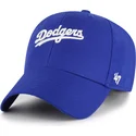 casquette-courbee-bleue-ajustable-mvp-ballpark-script-shot-los-angeles-dodgers-mlb-47-brand