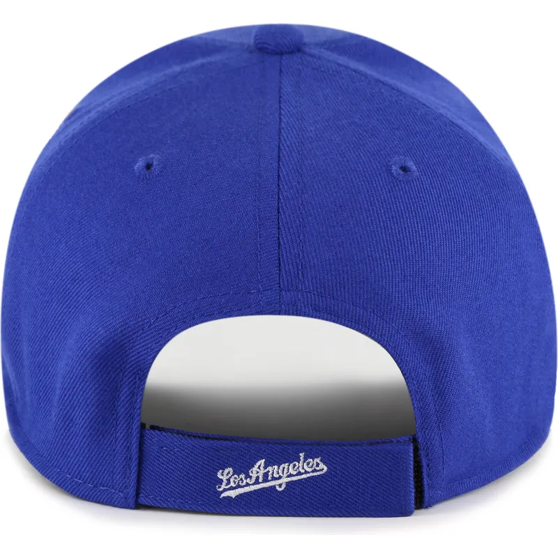 blaue-verstellbare-gebogene-kappe-mvp-ballpark-script-shot-der-los-angeles-dodgers-mlb-von-47-brand