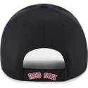 casquette-courbee-bleue-marine-ajustable-mvp-ballpark-script-shot-boston-red-sox-mlb-47-brand