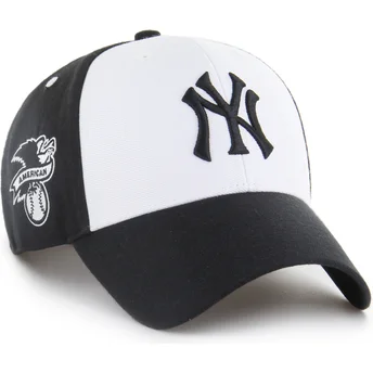 Sort og hvid curved snapback kasket MVP Replica Sure Shot fra New York Yankees MLB fra 47 Brand