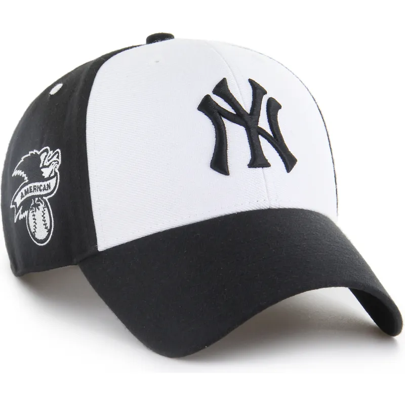 petten-gebogen-zwart-snapback-mvp-replica-sure-shot-van-new-york-yankees-mlb-van-47-brand