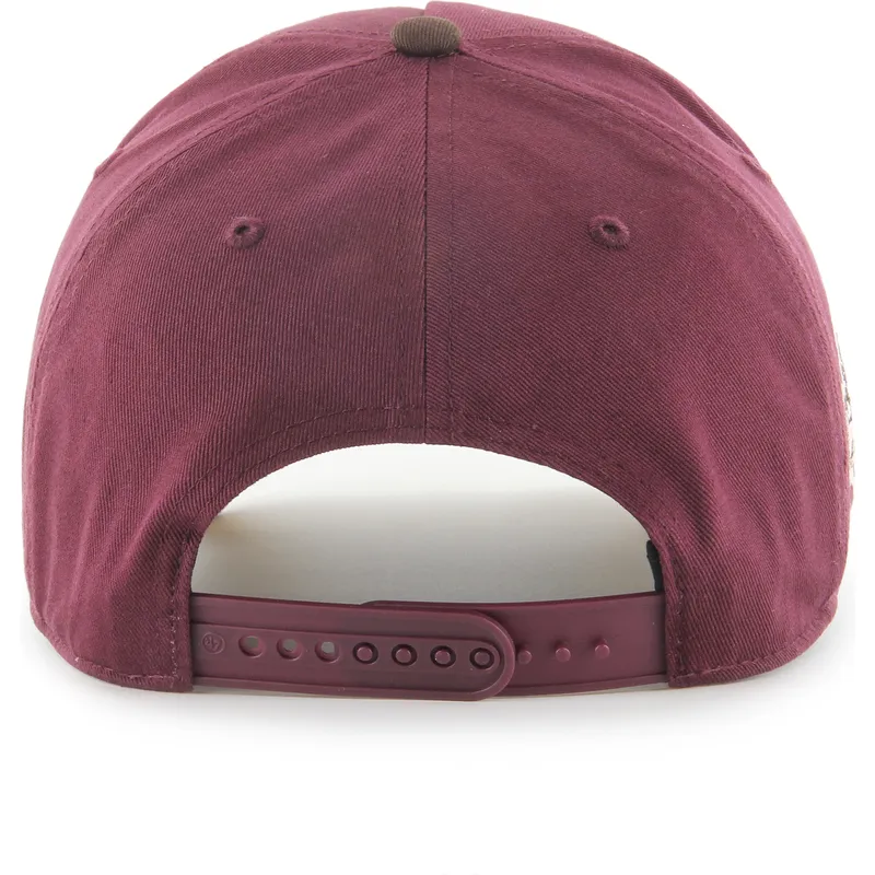 petten-gebogen-rood-snapback-mvp-dt-sure-shot-two-tone-cotton-van-los-angeles-dodgers-mlb-van-47-brand