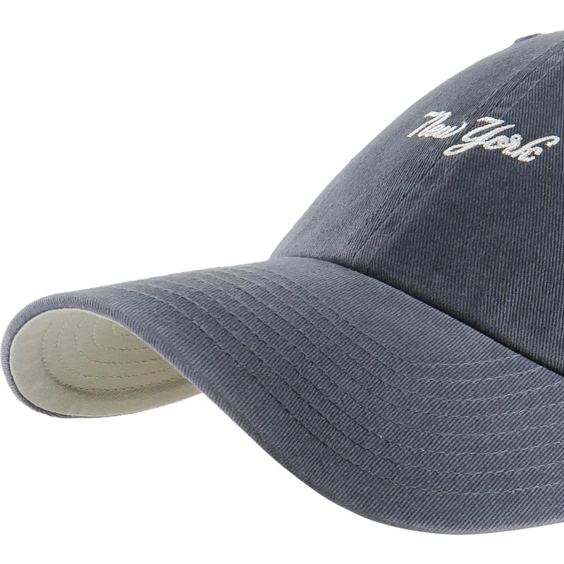 petten-gebogen-marineblauw-verstelbaar-clean-up-base-runner-script-van-new-york-yankees-mlb-van-47-brand
