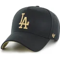 casquette-courbee-noire-snapback-mvp-dt-sure-shot-two-tone-cotton-los-angeles-dodgers-mlb-47-brand