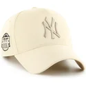 petten-gebogen-beige-snapback-mvp-dt-sure-shot-two-tone-cotton-van-new-york-yankees-mlb-van-47-brand