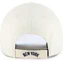 casquette-courbee-beige-et-bleue-marine-ajustable-mvp-two-tone-new-york-yankees-mlb-47-brand