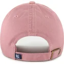petten-gebogen-roze-verstelbaar-clean-up-van-new-york-yankees-mlb-van-47-brand