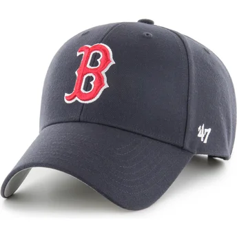 Justerbar marineblå buet kasket MVP fra Boston Red Sox MLB af 47 Brand