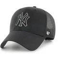 czapka-trucker-czarna-z-czarnym-logo-outline-mvp-branson-new-york-yankees-mlb-od-47-brand