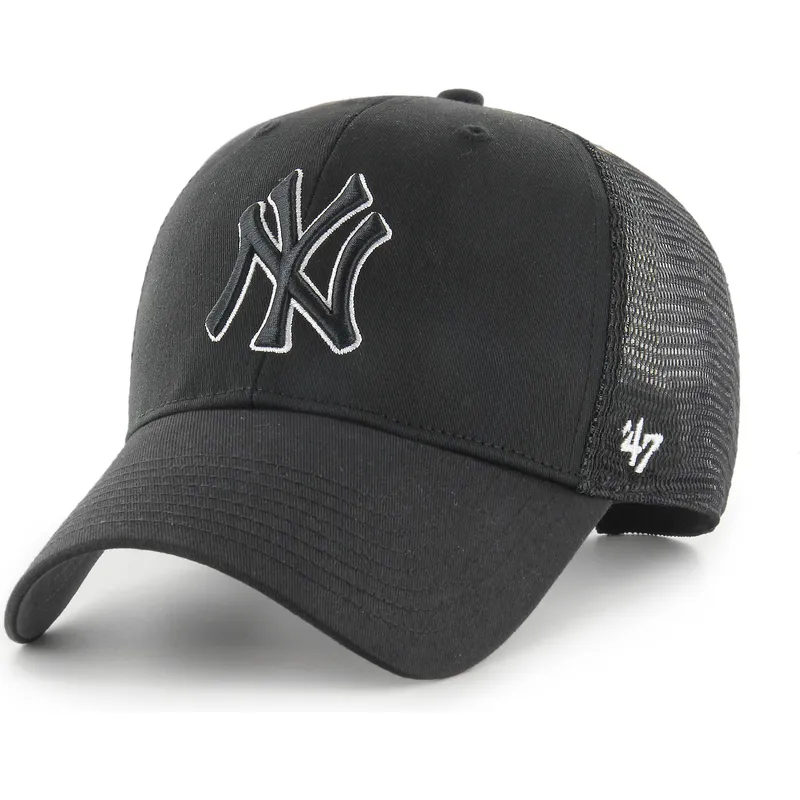 schwarze-trucker-kappe-mit-schwarzem-outline-logo-mvp-branson-von-new-york-yankees-mlb-von-47-brand