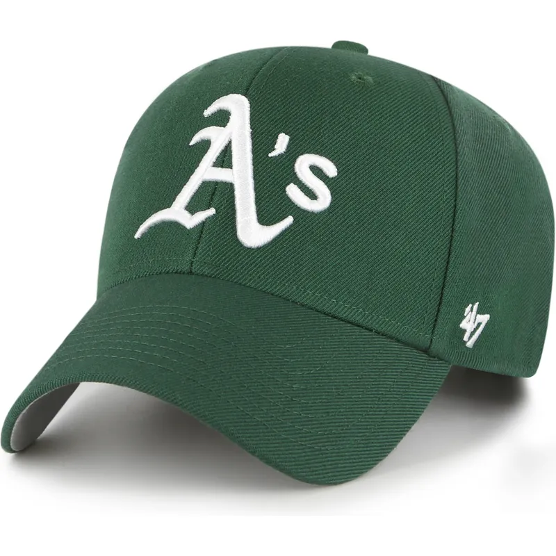 petten-gebogen-groen-verstelbare-band-mvp-van-oakland-athletics-mlb-van-47-brand