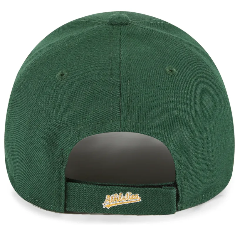 casquette-courbee-verte-ajustable-mvp-oakland-athletics-mlb-47-brand