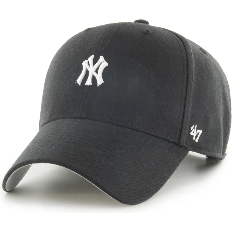 petten-gebogen-zwart-snapback-mvp-base-runner-van-new-york-yankees-mlb-van-47-brand petten-gebogen-zwart-snapback-mvp-base-runner-van-new-york-yankees-mlb-van-47-brand
