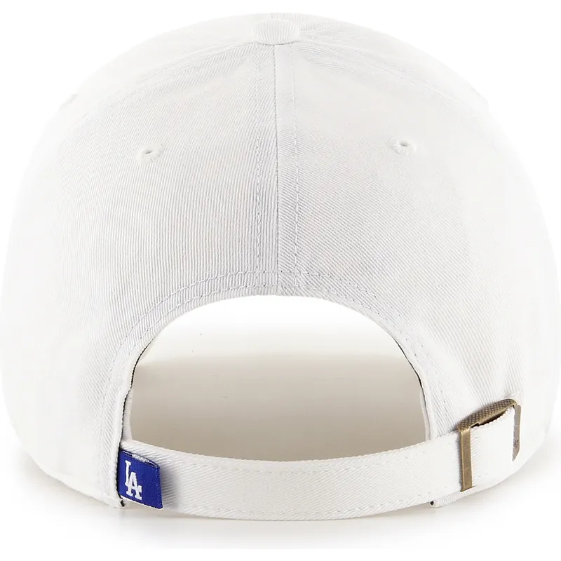 petten-gebogen-wit-verstelbare-band-clean-up-van-los-angeles-dodgers-mlb-van-47-brand