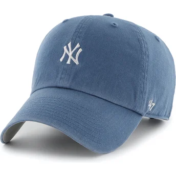 Petten gebogen blauw verstelbare band Clean Up Base Runner van New York Yankees MLB van 47 Brand