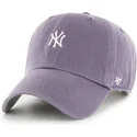 petten-gebogen-violet-verstelbare-band-clean-up-base-runner-iris-van-new-york-yankees-mlb-van-47-brand