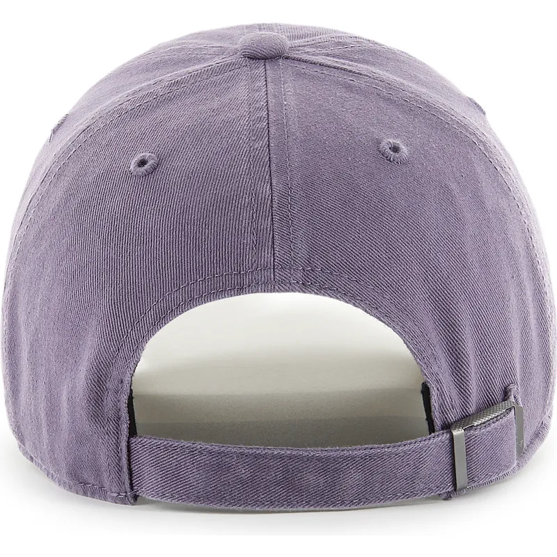 violette-verstellbare-curved-cap-clean-up-base-runner-iris-der-new-york-yankees-mlb-von-47-brand