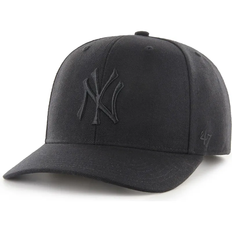 cappellino-curvo-nero-snapback-con-logo-nero-mvp-dp-cold-zone-dei-new-york-yankees-mlb-di-47-brand