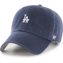 gorra-curva-azul-marino-ajustable-clean-up-base-runner-de-los-angeles-dodgers-mlb-de-47-brand