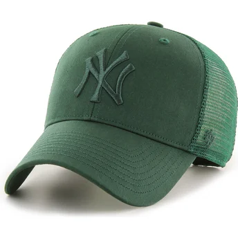 Grön trucker-keps med grönt MVP Branson-logotyp från New York Yankees MLB av 47 Brand