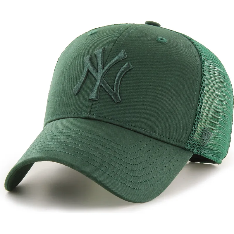 cappellino-trucker-verde-con-logo-verde-mvp-branson-dei-new-york-yankees-mlb-di-47-brand