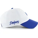 casquette-courbee-blanche-et-bleue-ajustable-clean-up-vista-mini-two-tone-los-angeles-dodgers-mlb-47-brand