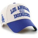 petten-gebogen-beige-verstelbare-band-mvp-broke-line-van-los-angeles-dodgers-mlb-van-47-brand