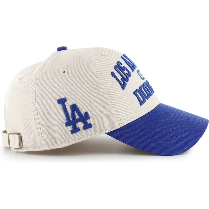 petten-gebogen-beige-verstelbare-band-mvp-broke-line-van-los-angeles-dodgers-mlb-van-47-brand