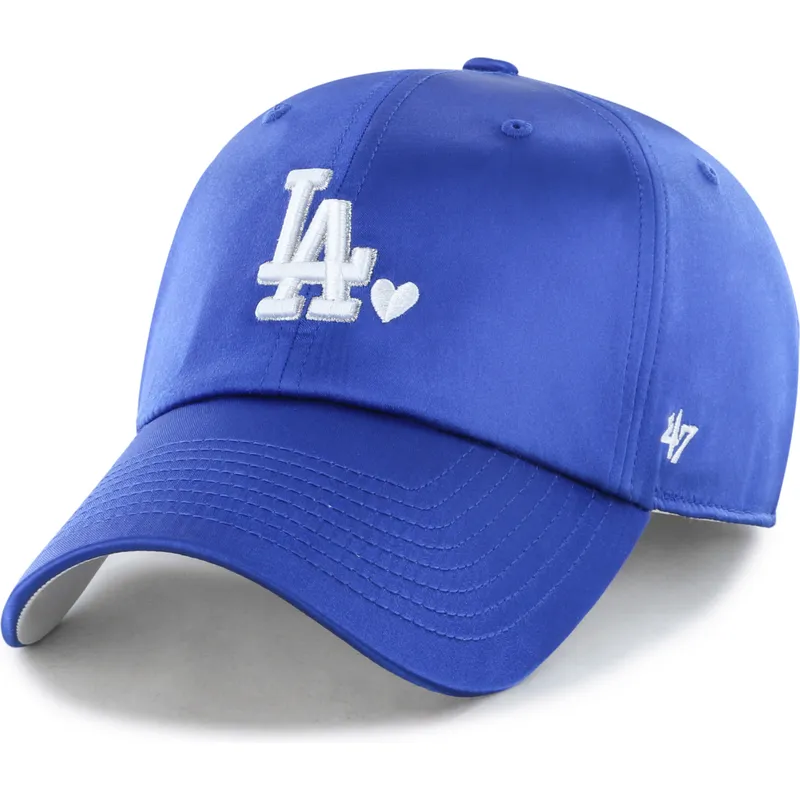 petten-gebogen-blauw-verstelbare-band-clean-up-with-love-van-los-angeles-dodgers-mlb-van-47-brand