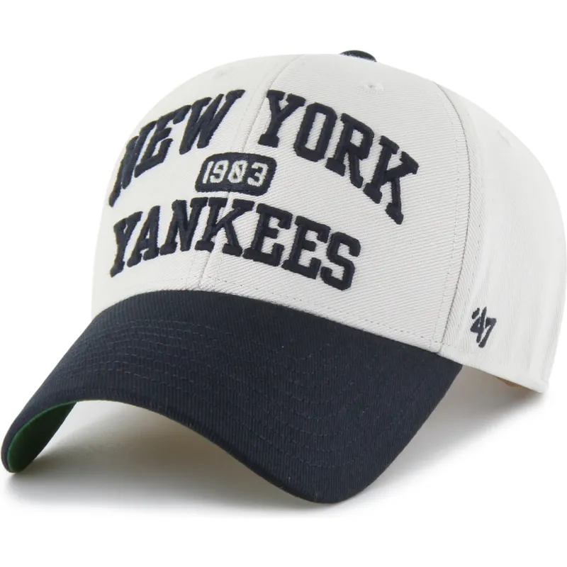 gebogene-beige-und-marineblaue-verstellbare-kappe-mvp-broke-line-der-new-york-yankees-mlb-von-47-brand