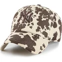 petten-gebogen-bruin-verstelbaar-clean-up-bessie-van-new-york-yankees-mlb-van-47-brand