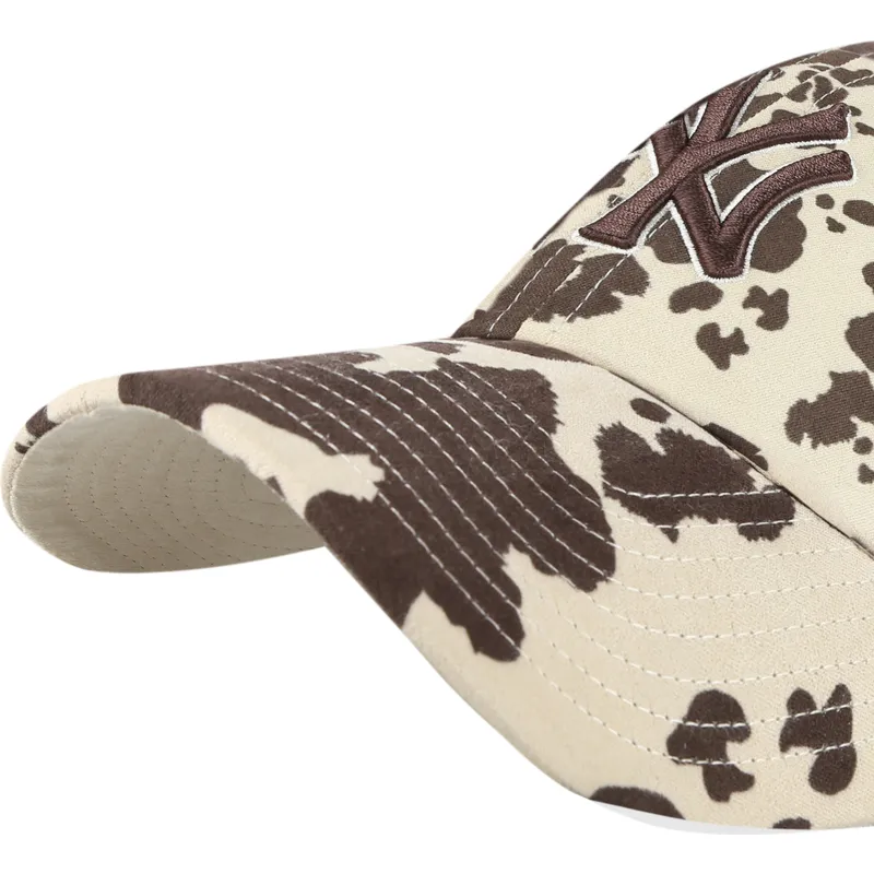 petten-gebogen-bruin-verstelbaar-clean-up-bessie-van-new-york-yankees-mlb-van-47-brand