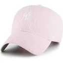 petten-gebogen-roze-verstelbaar-clean-up-cord-base-runner-van-new-york-yankees-mlb-van-47-brand