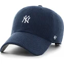 petten-gebogen-marineblauw-verstelbare-band-clean-up-cord-base-runner-van-new-york-yankees-mlb-van-47-brand