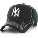 cappellino-curvo-nero-regolabile-mvp-dt-contrast-stitch-di-new-york-yankees-mlb-di-47-brand
