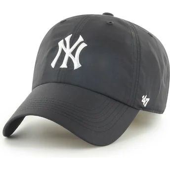 Schwarze verstellbare Curved Cap Clean Up Brrr der New York Yankees MLB von 47 Brand