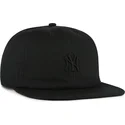 schwarze-flache-snapback-kappe-mit-schwarzem-logo-captain-rl-contemporary-von-new-york-yankees-mlb-von-47-brand