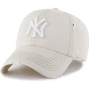 gorra-curva-beige-ajustable-clean-up-weathered-mojave-de-new-york-yankees-mlb-de-47-brand