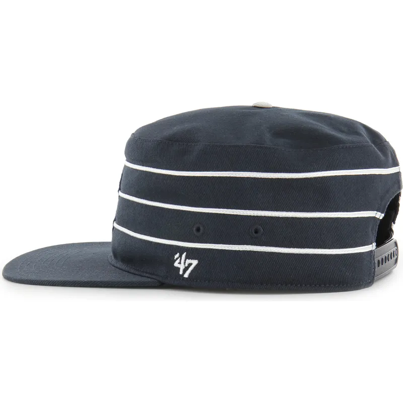cappello-piatto-blu-marino-snapback-pillbox-golden-age-di-new-york-yankees-mlb-di-47-brand