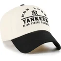 gorra-curva-beige-y-negra-ajustable-clean-up-windham-de-new-york-yankees-mlb-de-47-brand