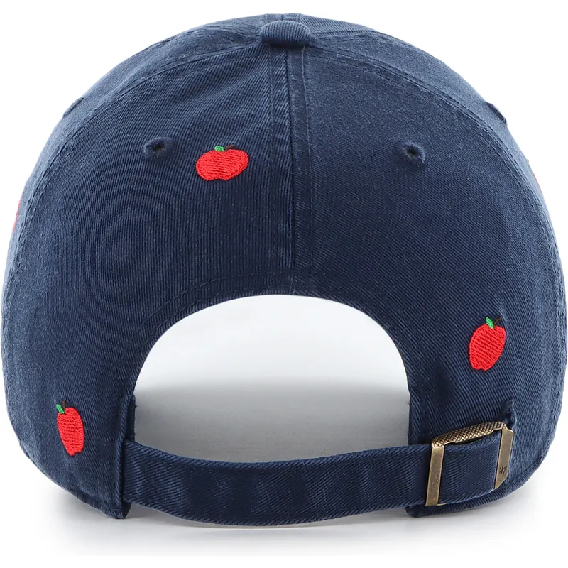 gebogene-marineblaue-verstellbare-clean-up-scatter-apple-kappe-der-new-york-yankees-mlb-von-47-brand