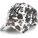 petten-gebogen-wit-verstelbare-band-clean-up-bessie-van-new-york-yankees-mlb-van-47-brand