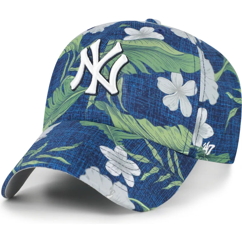 gorra-curva-azul-marino-ajustable-clean-up-beach-side-de-new-york-yankees-mlb-de-47-brand