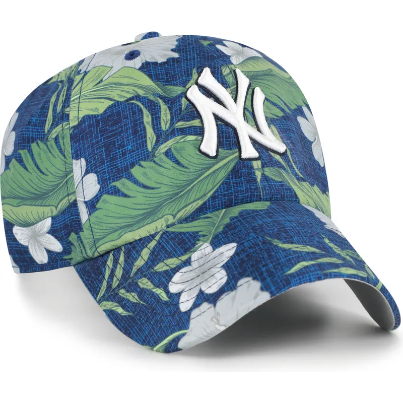 petten-gebogen-marineblauw-verstelbare-band-clean-up-beach-side-van-new-york-yankees-mlb-van-47-brand