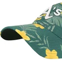 grune-verstellbare-curved-cap-clean-up-beach-side-der-oakland-athletics-mlb-von-47-brand